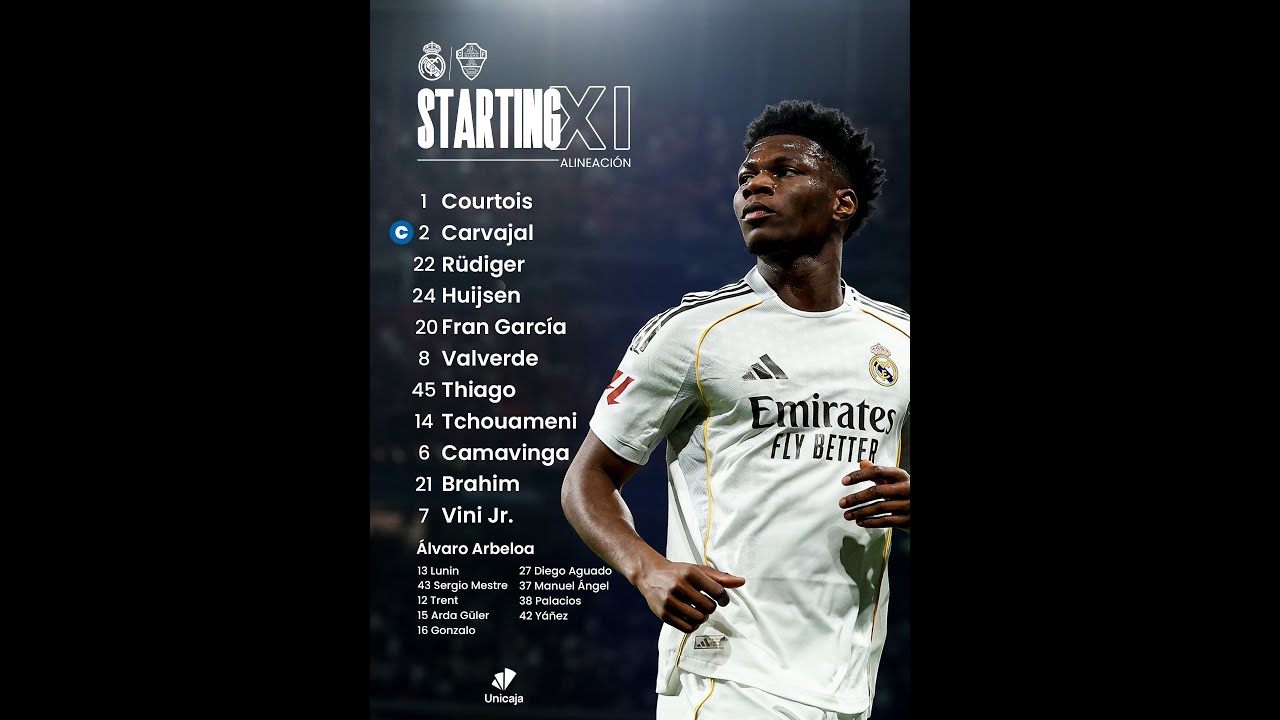 🔴EN DIRECTO REAL MADRID VS ELCHE | LA LIGA🔴