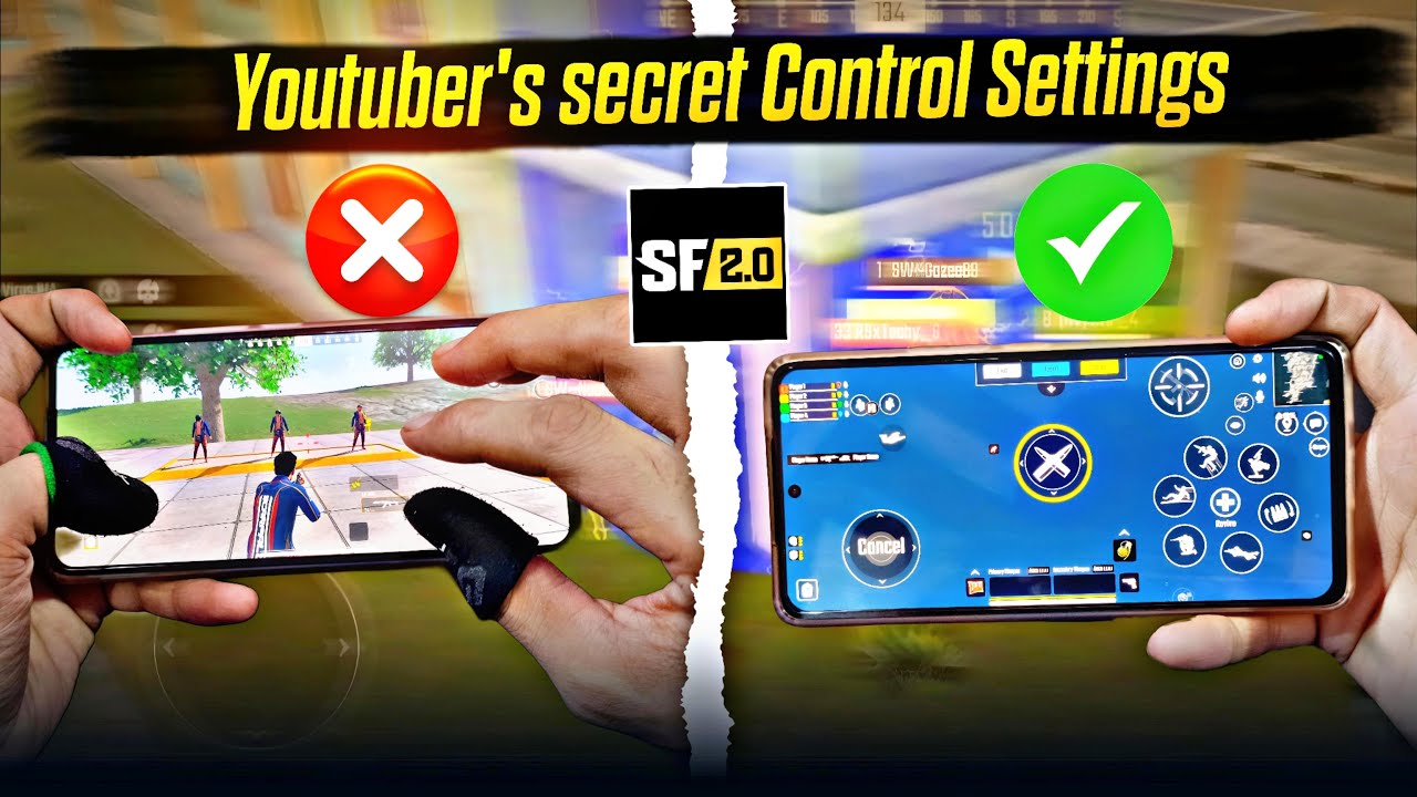 💥Scarfall 2.0 Best Custom Hud 🔥| 4 Finger + Full Gyro Step by step Full Tutorial 🫡