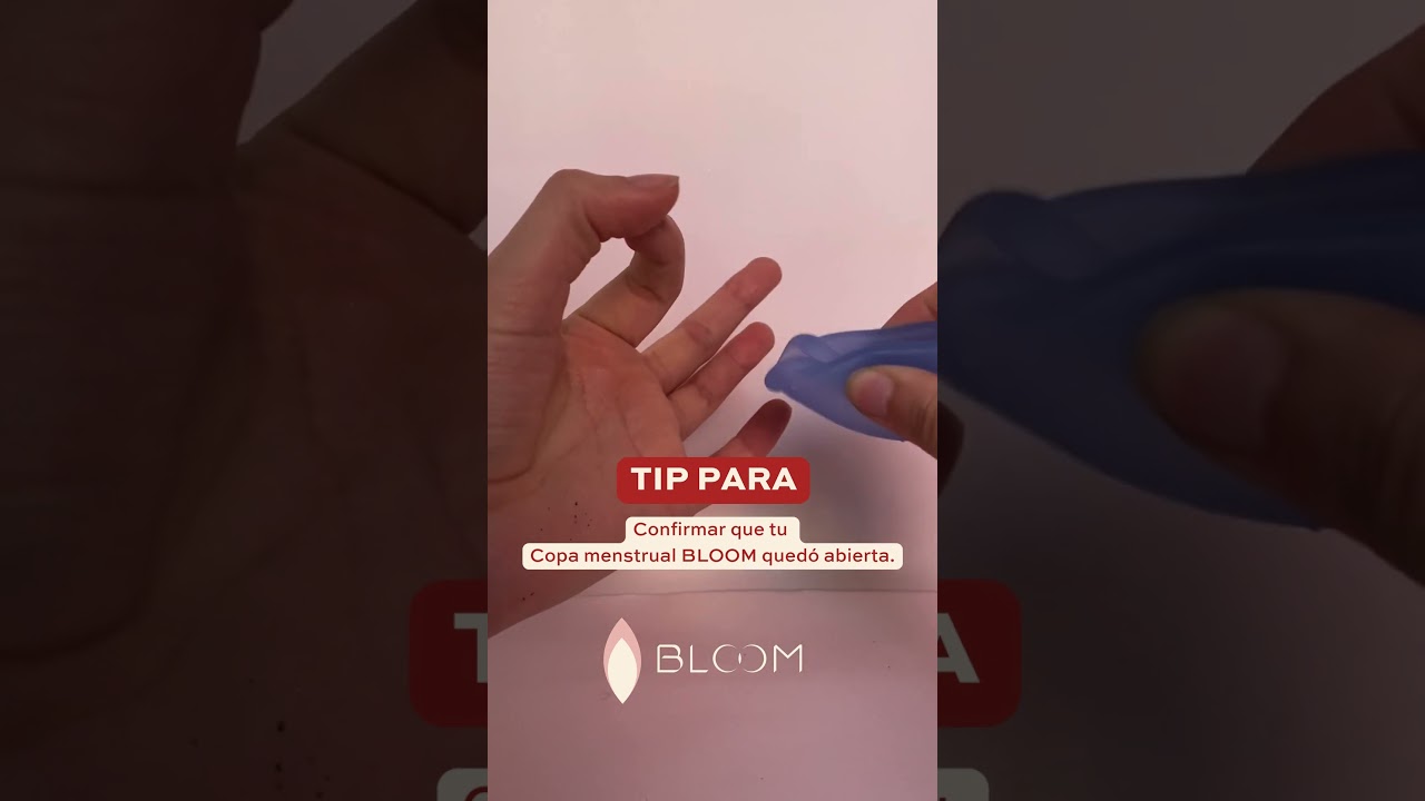 &iquest;C&oacute;mo saber si tu COPA MENSTRUAL qued&oacute; abierta?