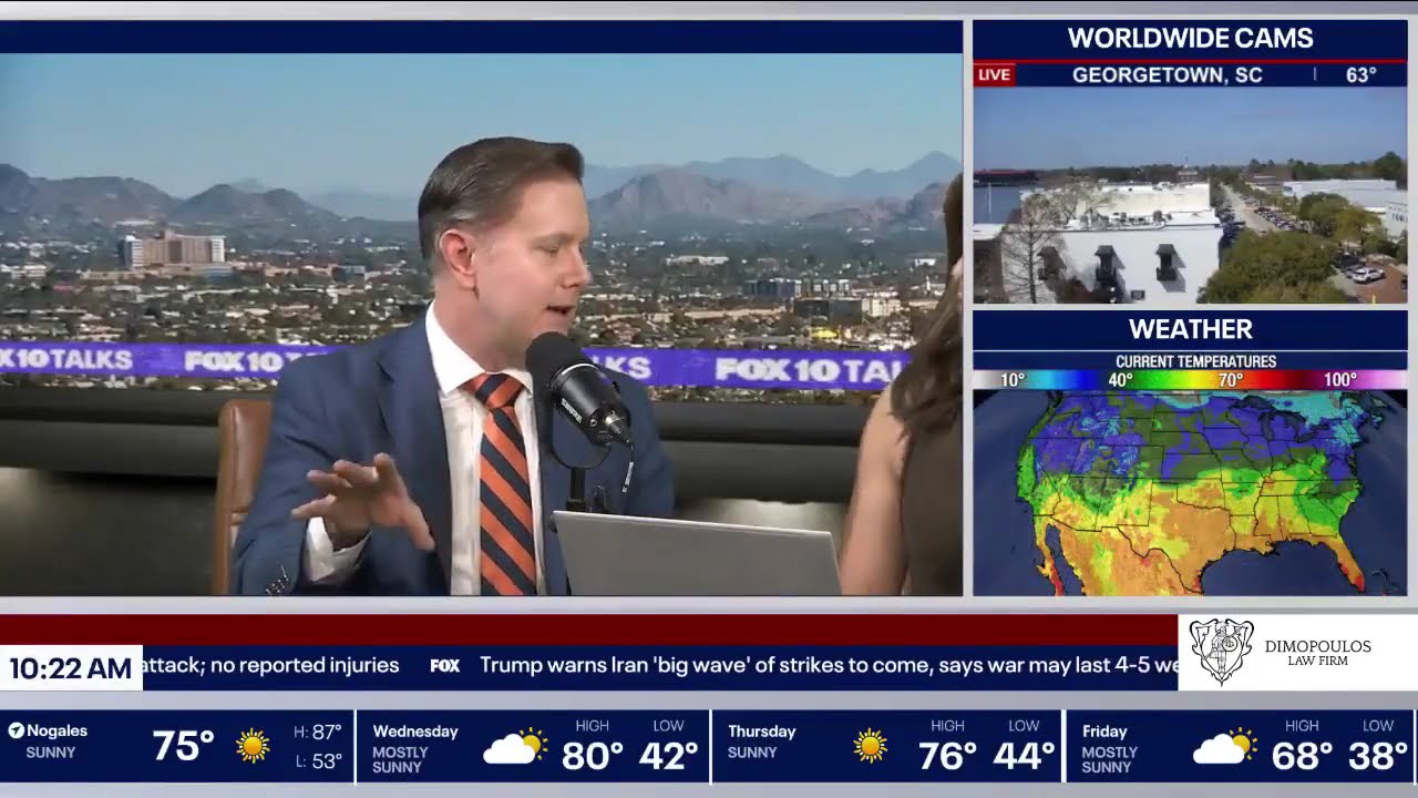 Federal Defense Attorney Josh Kolsrud Weighs In On War Powers with Fox 10 Talks