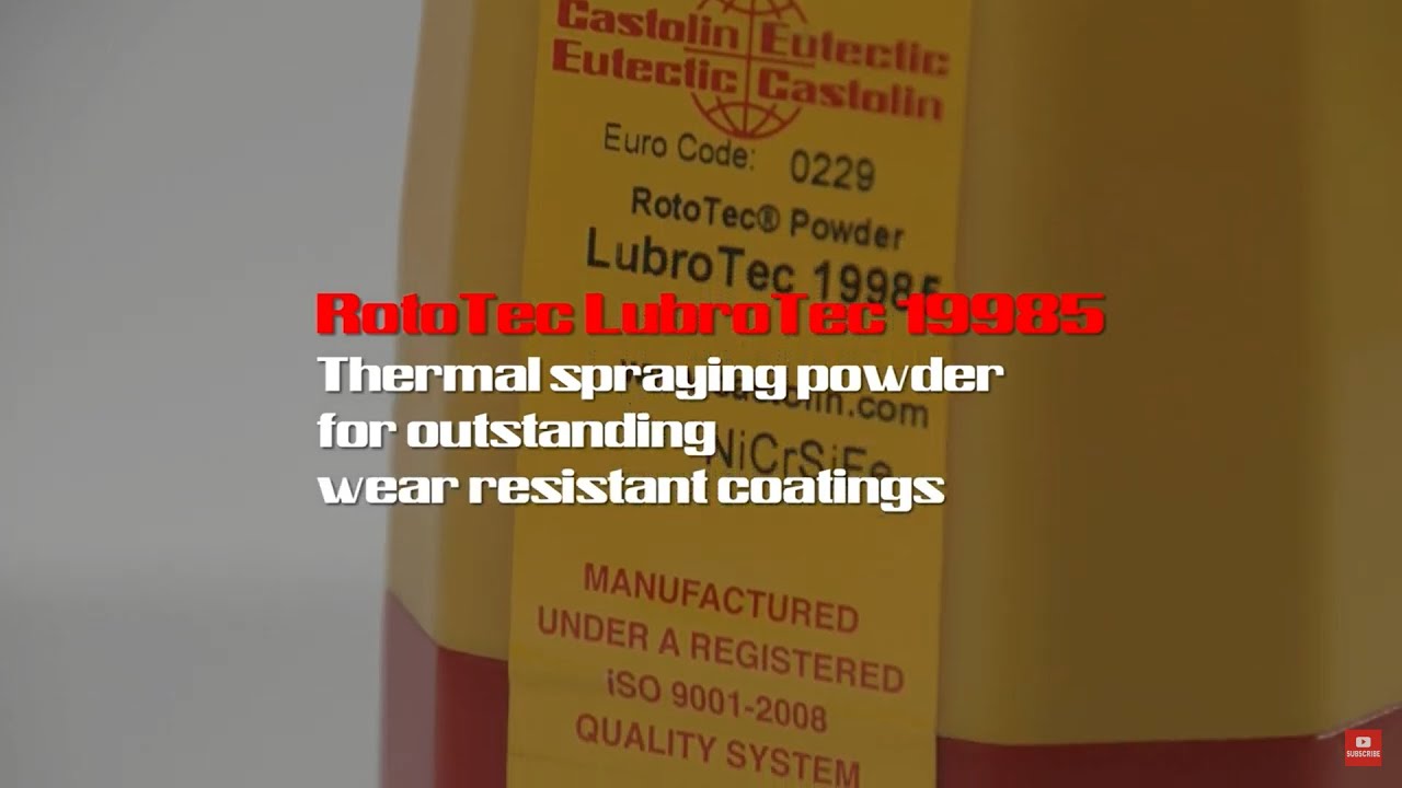 RotoTec LubroTec 19985 - An ideal thermal spraying powder for protective coatings
