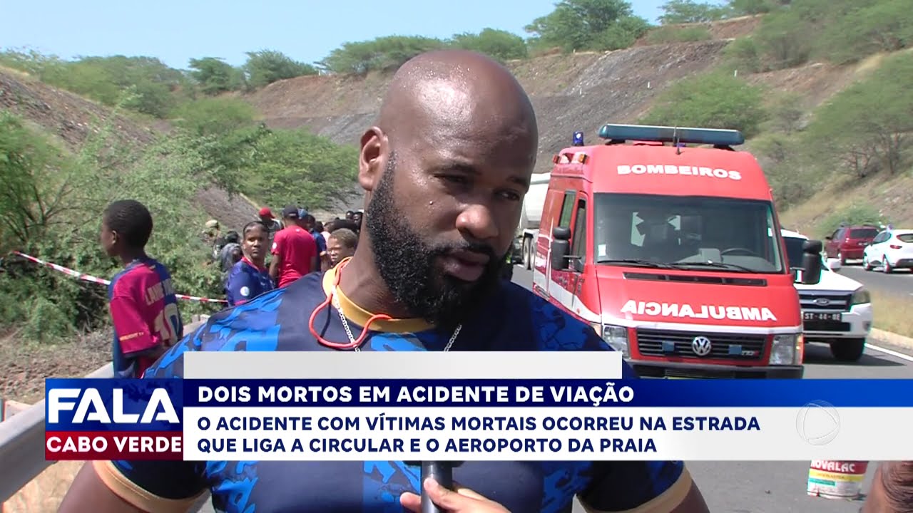 Duas pessoas morrem em acidente na via do aeroporto da Praia | Fala CV