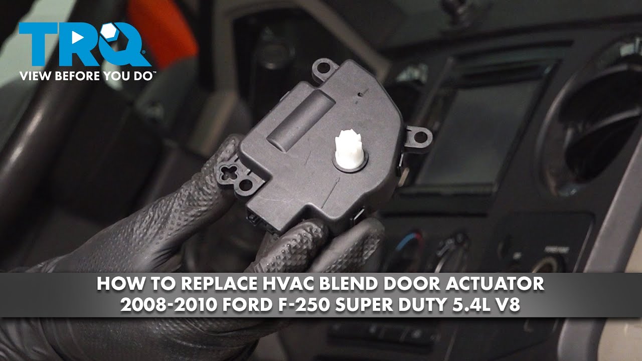How to Replace HVAC Blend Door Actuator 2008-2010 Ford-250 Super Duty 5.4L V8