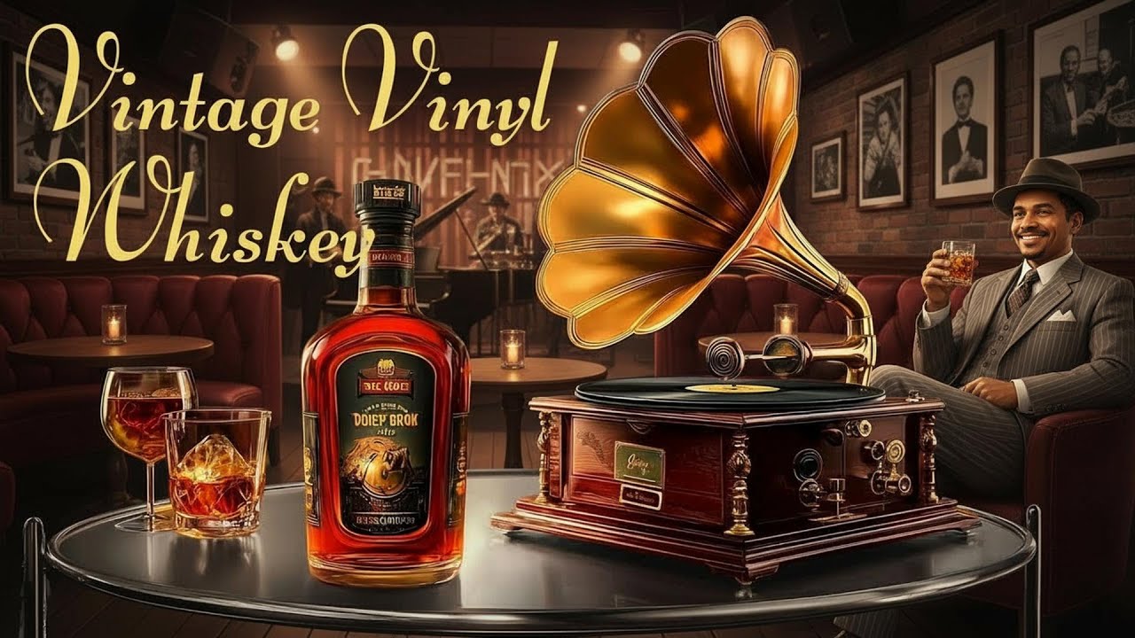 Vintage Vinyl Whiskey Blues • Slow Soul for Late-Night Chill | Emotional Blues, Retro Lounge Vibes