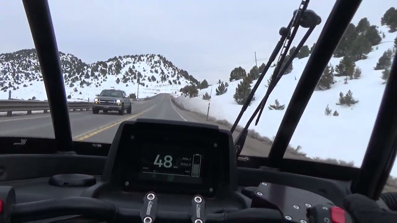 Arcimoto FUV POV drive, Geiger Grade Road to Virginia City, Nevada