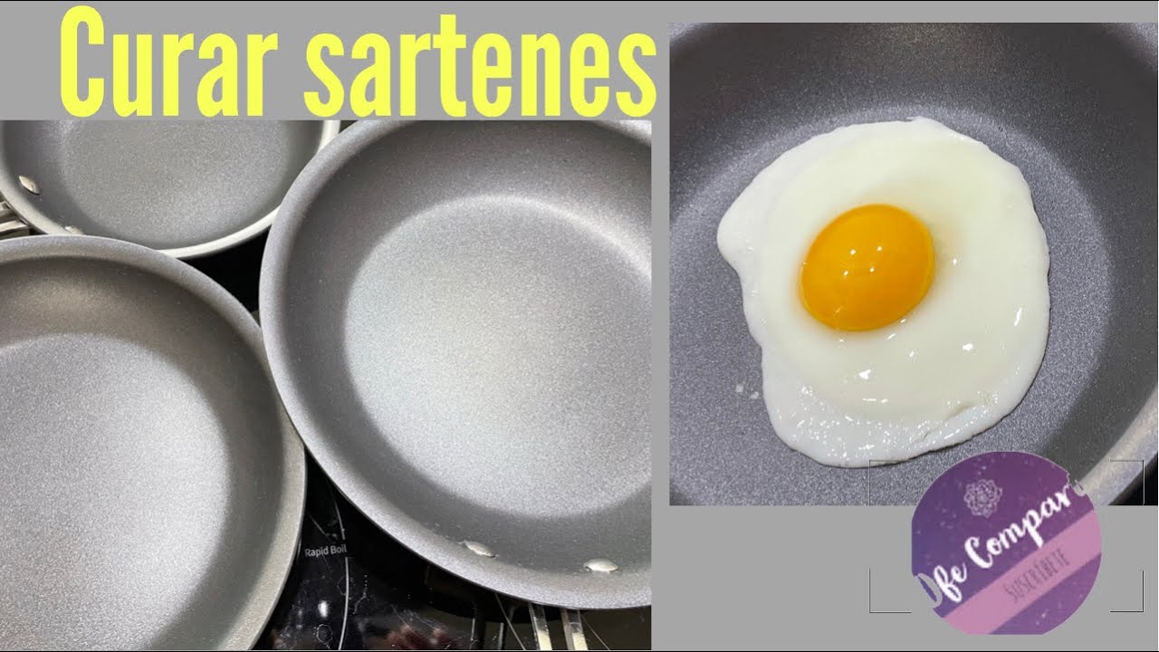 Curar Sartenes de TEFLON | Como Curar sartenes de teflon facil y barato!!