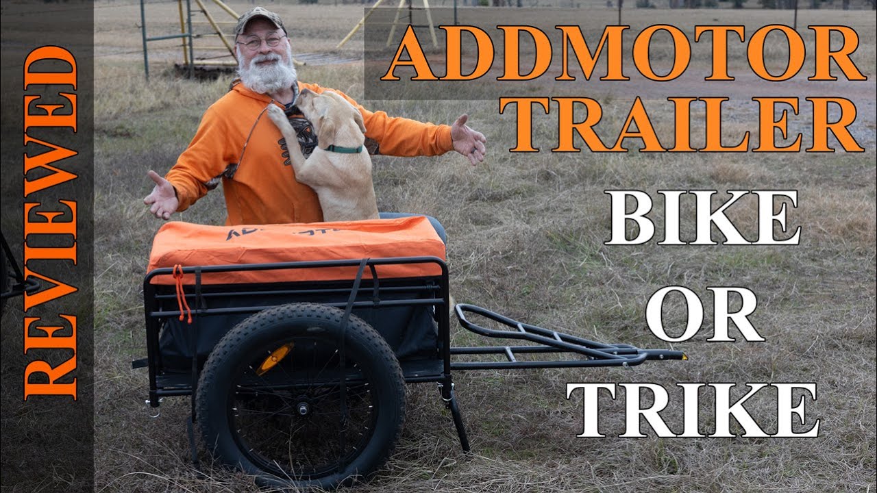 Прицеп AddmotoR для трициклов и теперь для электровелосипедов #ebike