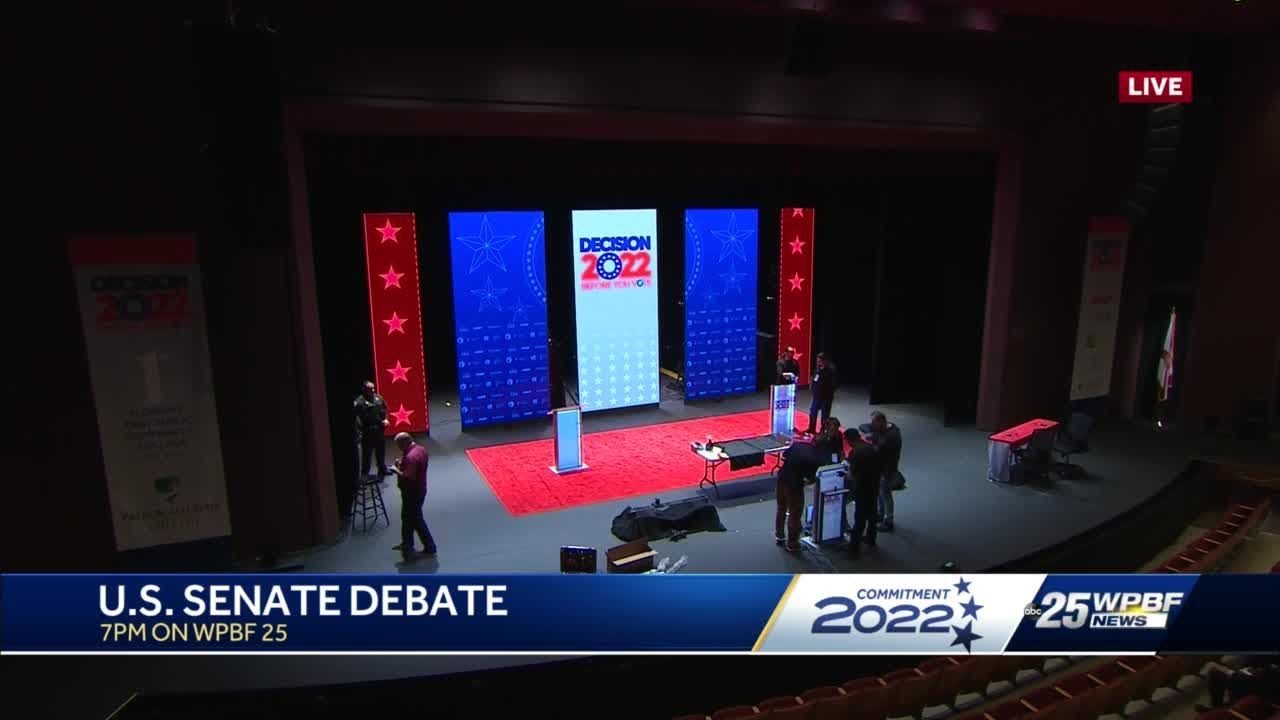 WPBF 25 News to host Florida's US Senate Debate Tuesday night