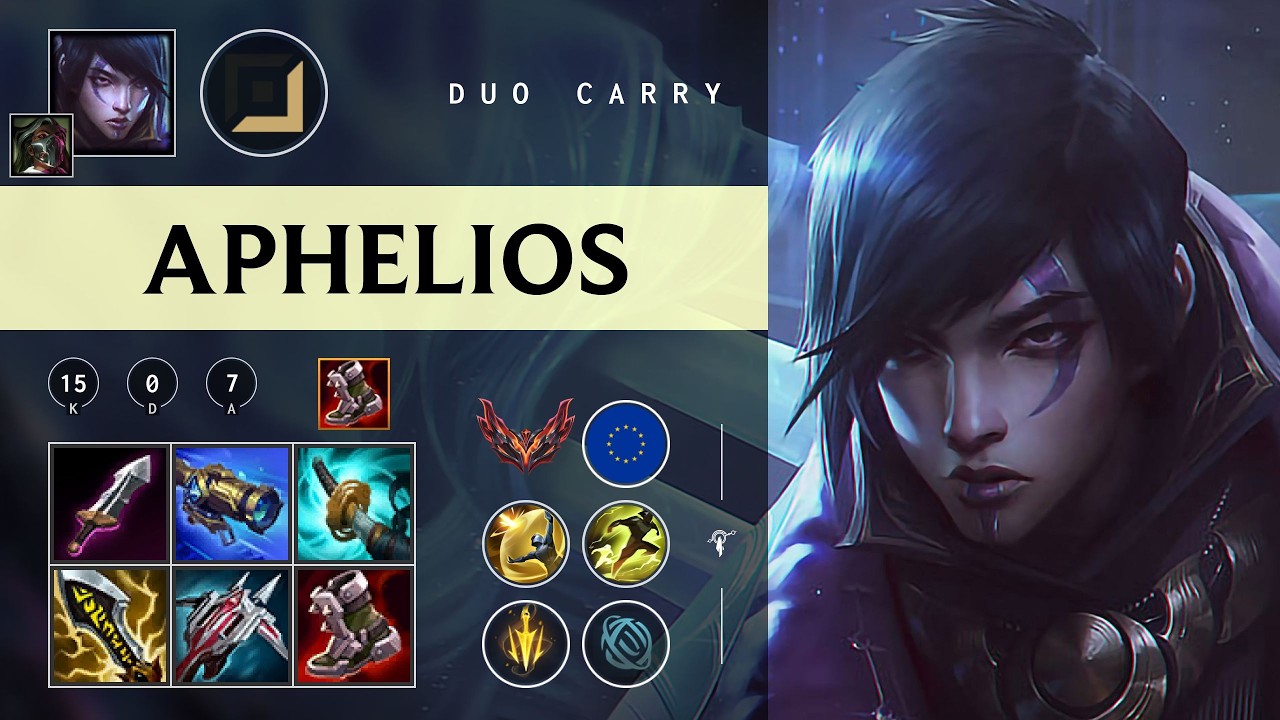 Aphelios ADC vs Draven - EUW Grandmaster Patch 26.04
