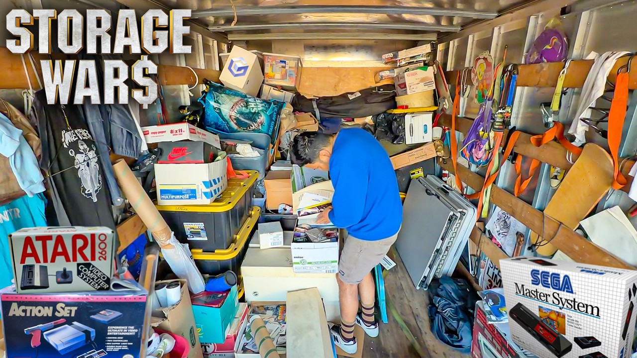Exclusive access to a STORAGE WARS sellers truck