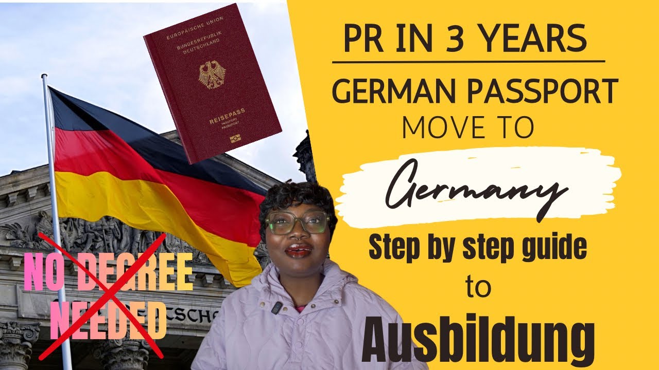 Move to Germany Through Ausbildung 🇩🇪 | Get PR in 3 Years & German Passport in 5 Years (EASY GUIDE)