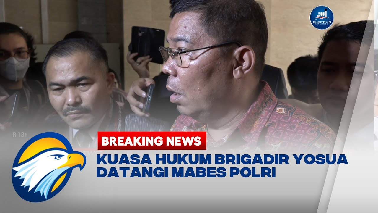 Breaking News  -  Kuasa Hukum Brigadir Yosua Datangi MABES POLRI