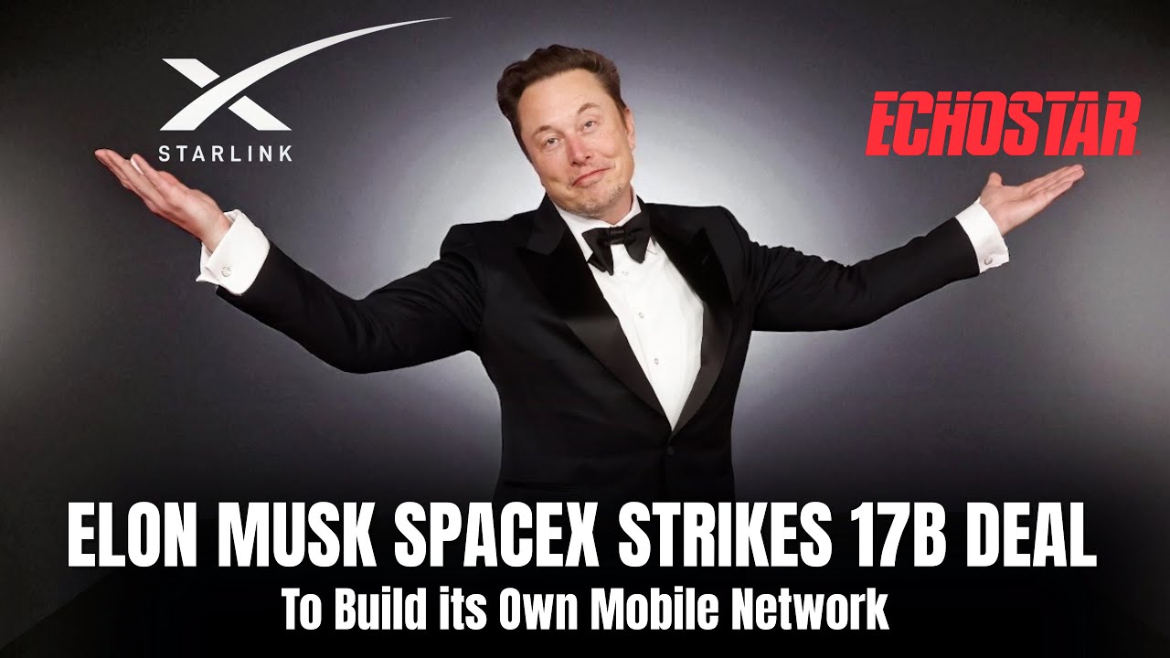 Elon Musk SpaceX $17B Spectrum Deal Explained: The End of Verizon, AT&T and Tmobile!