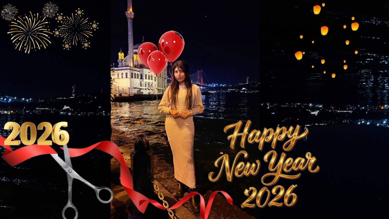 Happy New Year 2026 🎊 | İstanbul 🇹🇷 | Aisha Anwar 