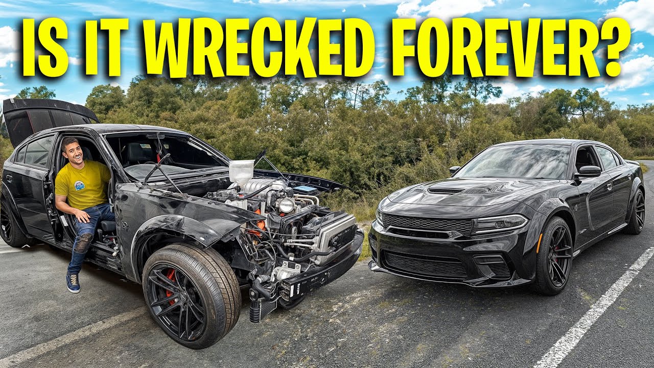 Разбитый HELLCAT SRT после переборки &mdash; получится ли запустить снова?