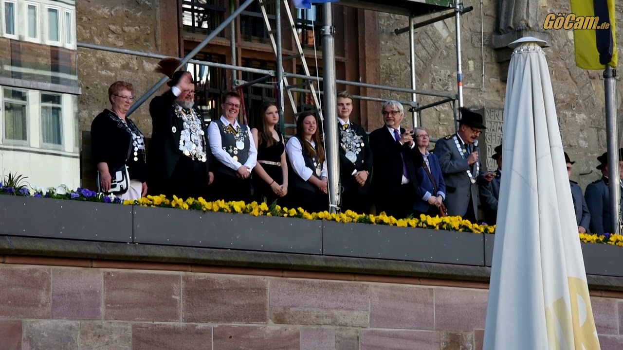 Schützenfest Göttingen 2018 - Eröffnung vor dem Alten Rathaus