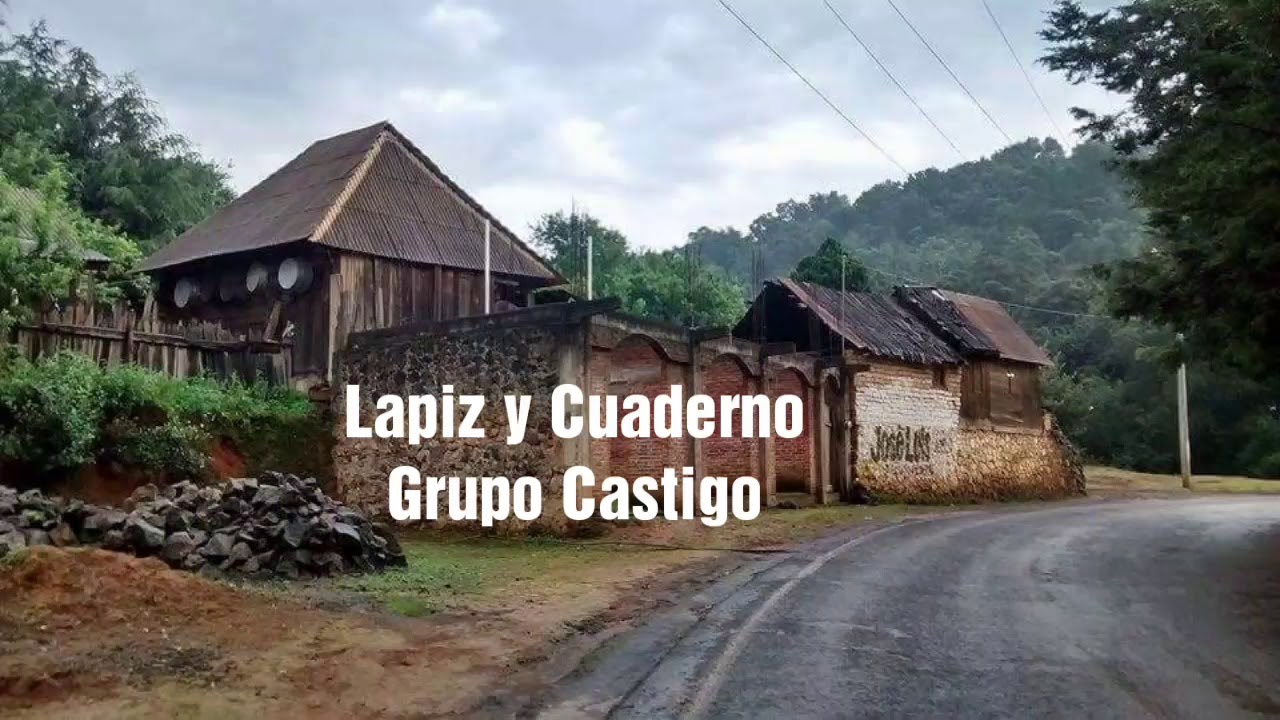 Lapiz y cuaderno Grupo Castigo