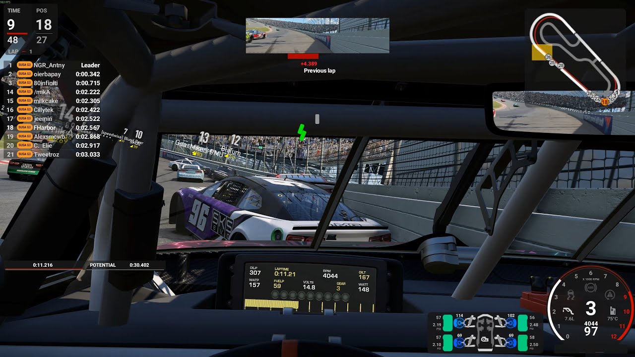 Automobilista 2 - Insane NASCAR Online Wreckfest @ Gateway