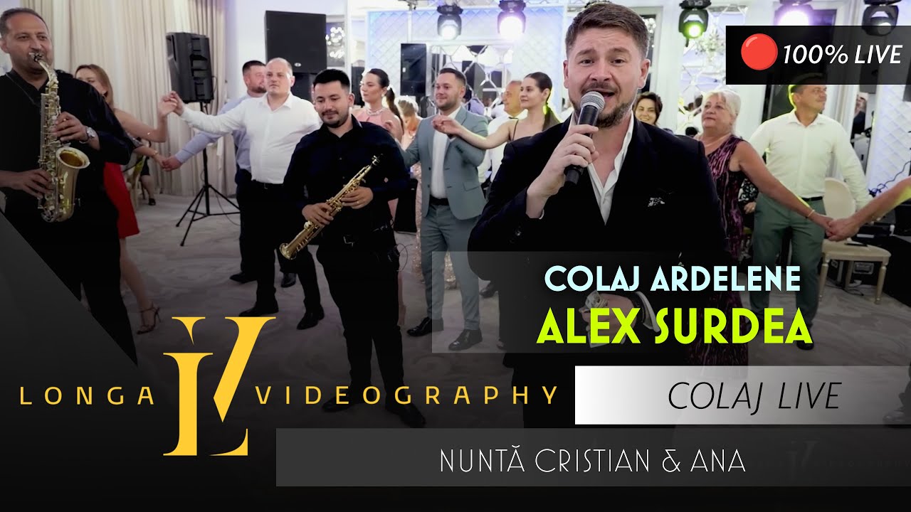 Alex Surdea & AS Orkestra - Colaj Ardelene LIVE 🎵 Nunta Cristian & Ana ● NOU 2024