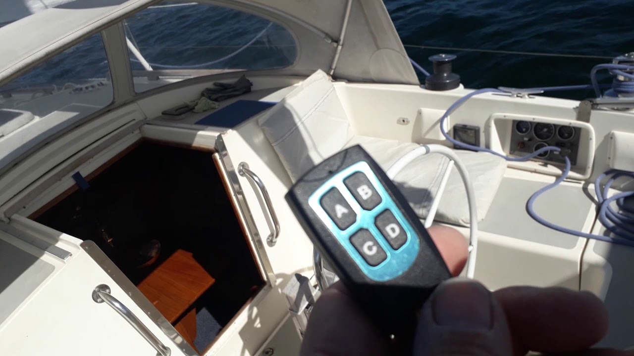 Simrad TP10 Tiller Pilot with DIY builtin remote control