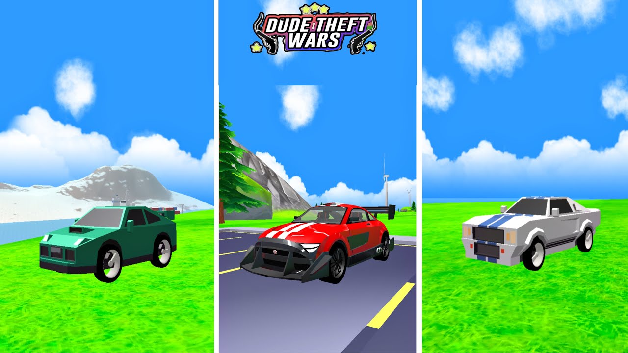 Dude Theft Wars All Old And New Cars Loction and Place !!! 😱