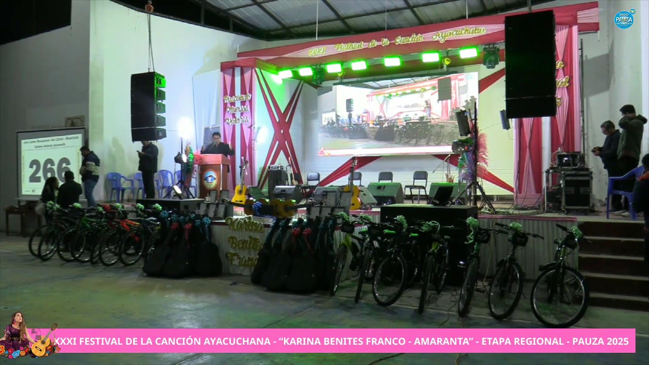 #ENVIVO | XXXI FESTIVAL DE LA CANCIÓN AYACUCHANA - ETAPA REGIONAL - PAUZA 2025