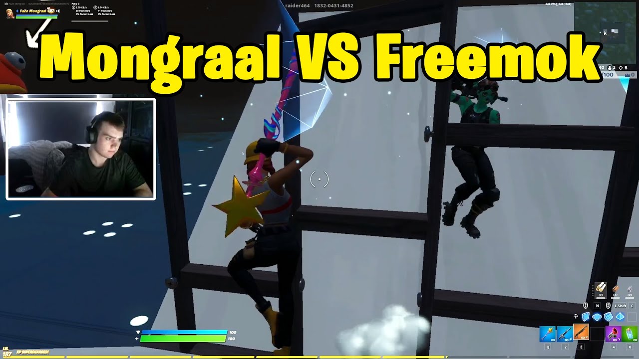 Mongraal VS Freemok 1v1 Buildfights