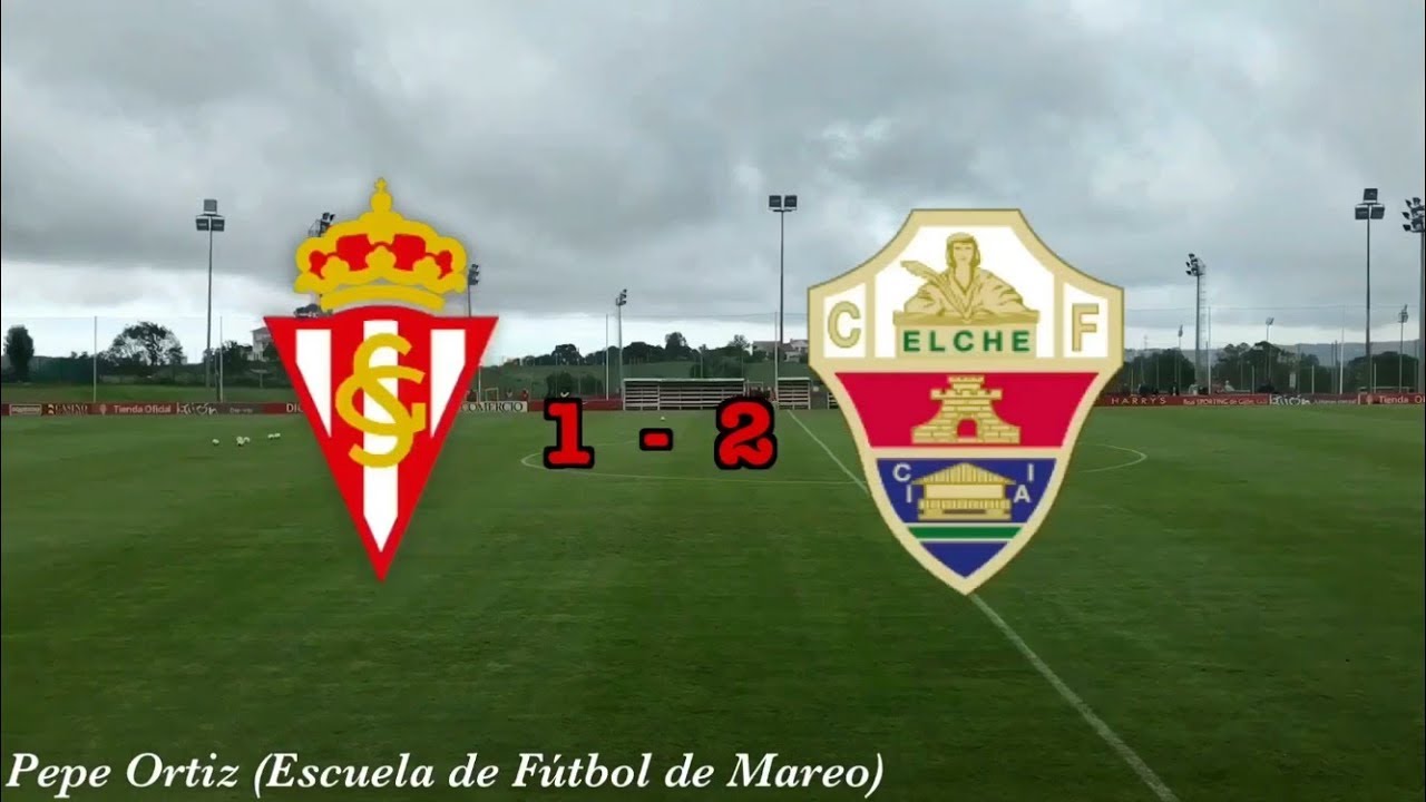 Real Sporting de Gijón ''B'' 1, Elche C.F. 2. Resumen.
