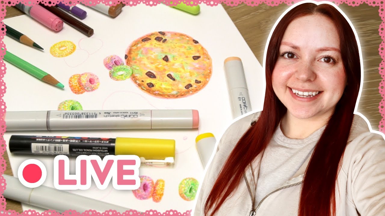 Marker, Pencil & Posca Art 🔴 LIVE