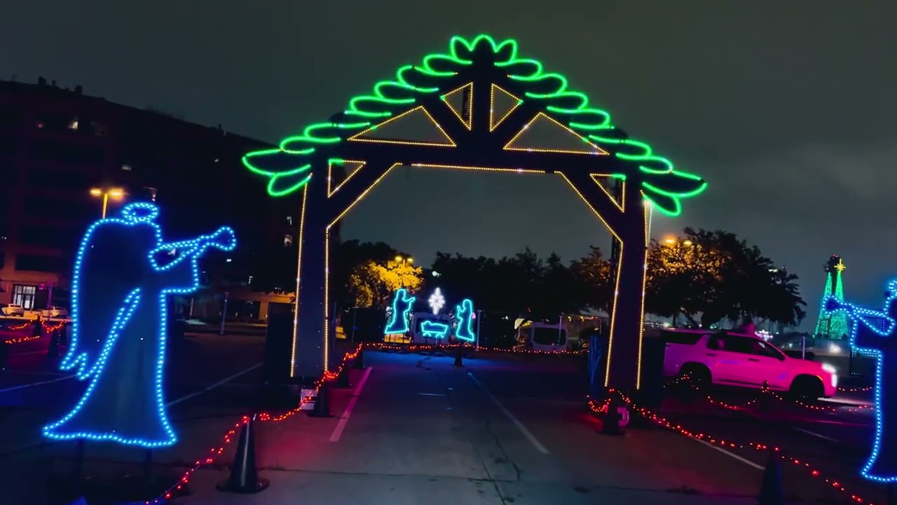 #throwback #christmas #2024 #dallas #lightpark #family #texas #usa 