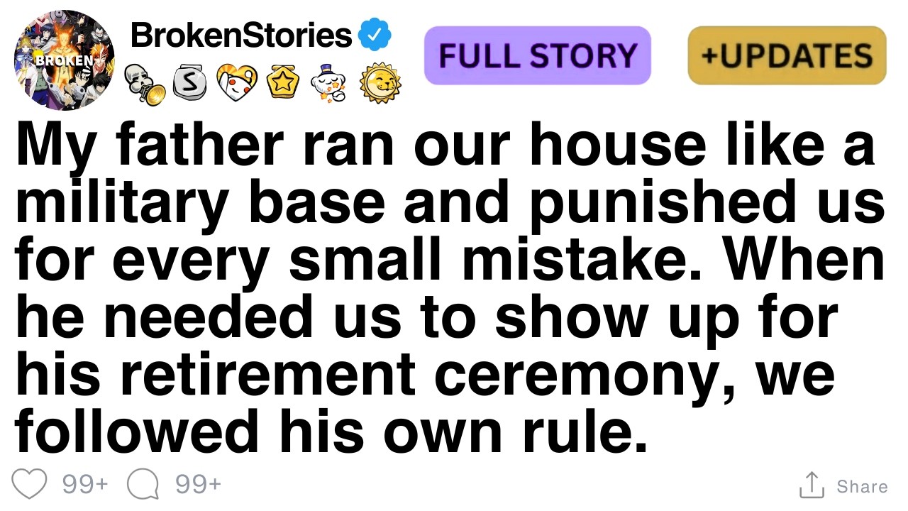 My father ran our house like a military base and punished us for every small mistake. [FULL STORY]