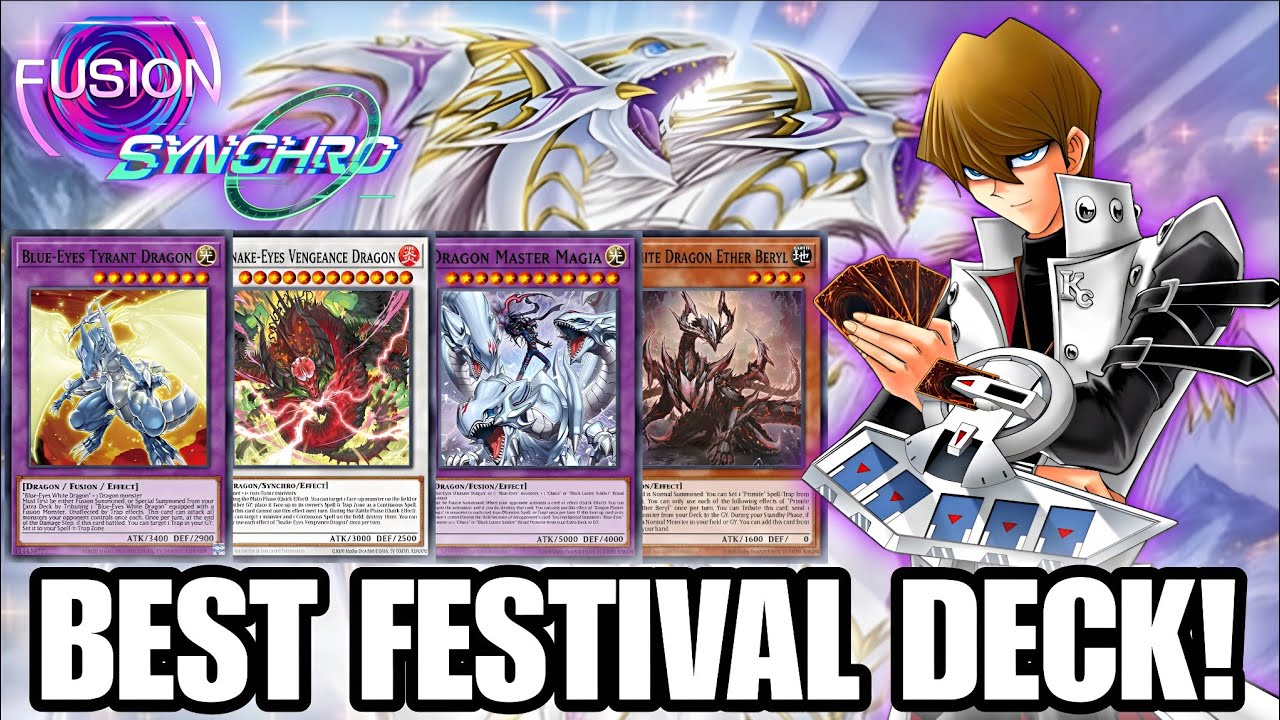 FUSION × SYNCHRO EVENT DESTROYED BY BLUE-EYES MAGIA🔥 | MASTER DUEL