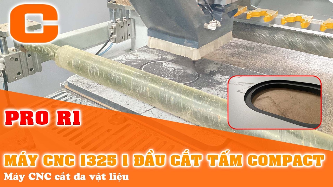Máy CNC 1325 1 Đầu Thay Dao Tự Động Cắt Đa Vật Liệu - PRO R1
