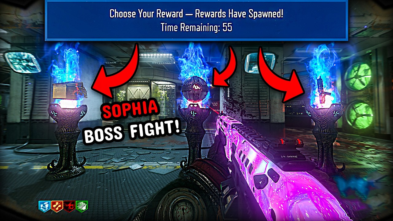 Moon, но каждый раунд я получаю случайную НАГРАДУ! (Black Ops 3 Zombies)