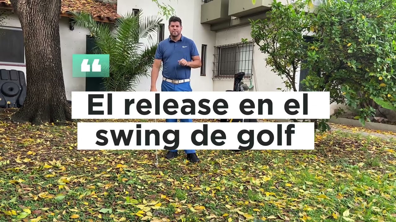 El release en el swing de golf!