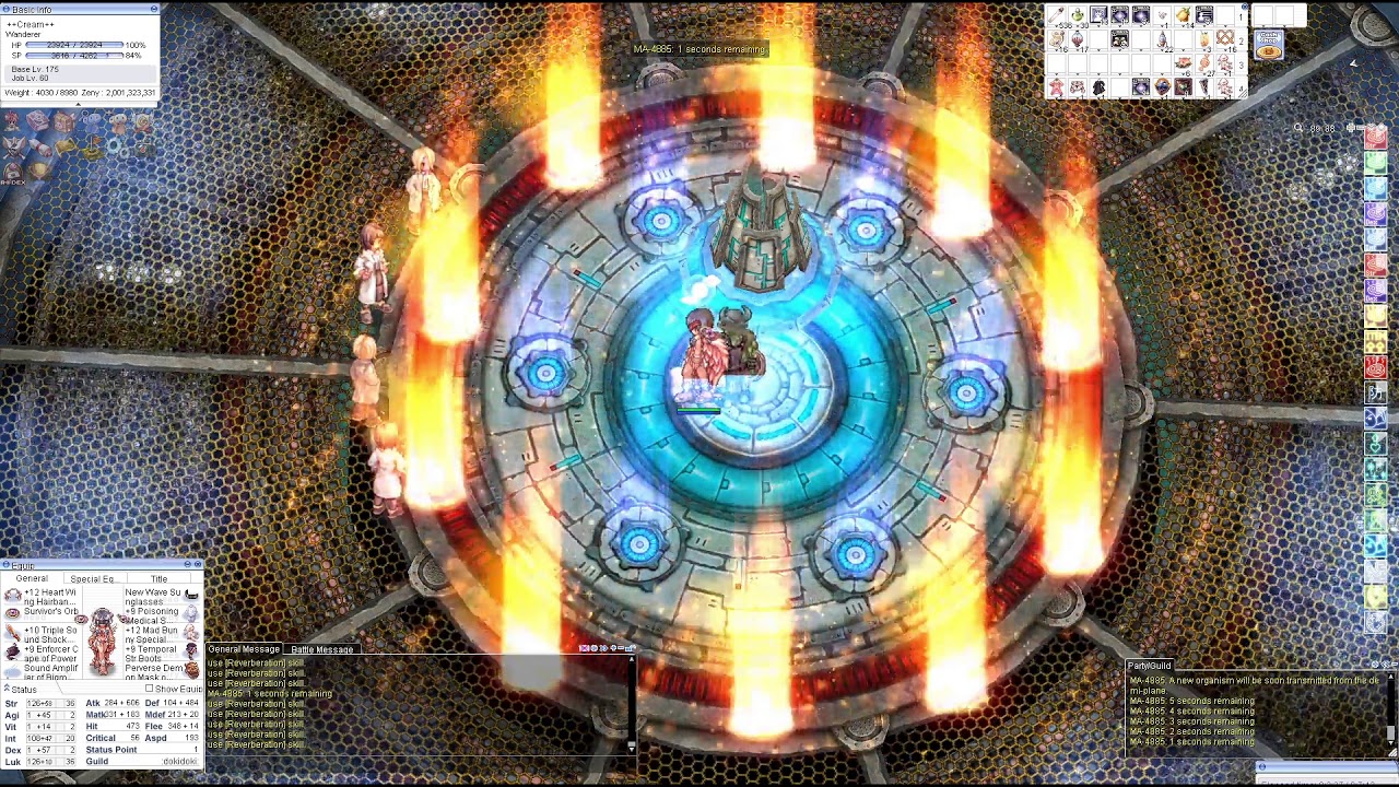 iRO Chaos Reverberation Wanderer MVP hunting