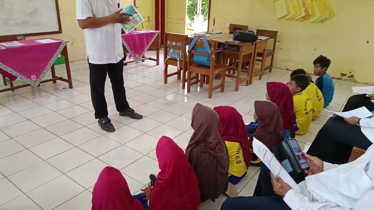 MEMBACA NYARING BERSAMA ANAK2 SDN SANGKANJAYA