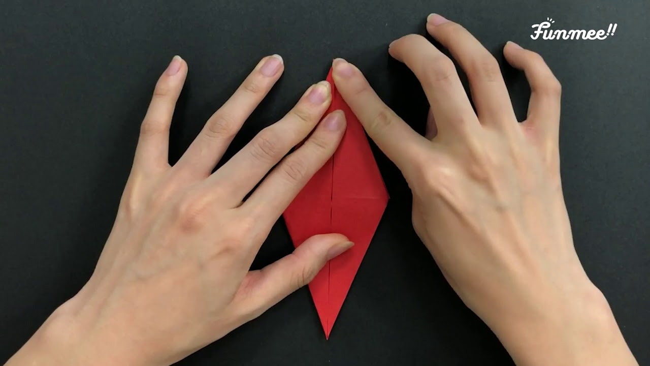 Origami : Folding crane【折り羽鶴・orihazuru】 | Funmee!!