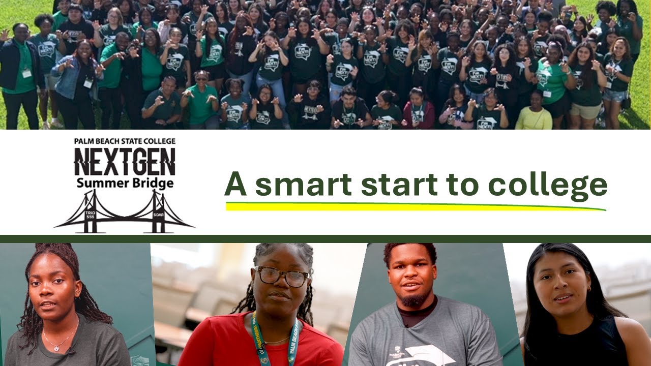 PBSC NextGen Summer Bridge students looking forward to fall term