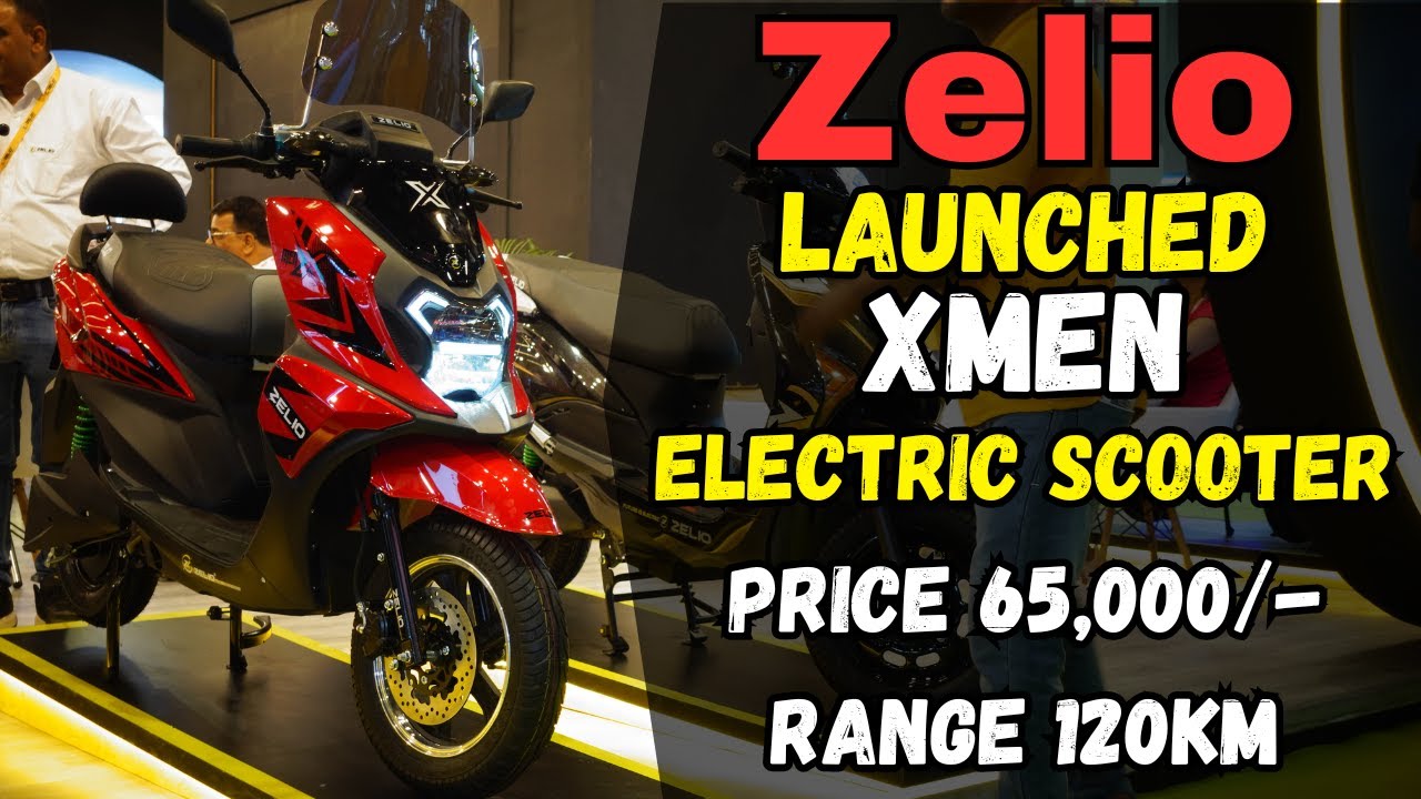 OLA & ATHER को टक्कर देने के लिए Zelio Company ने Launch किया XMEN Electric Scooter EV Expo 2024