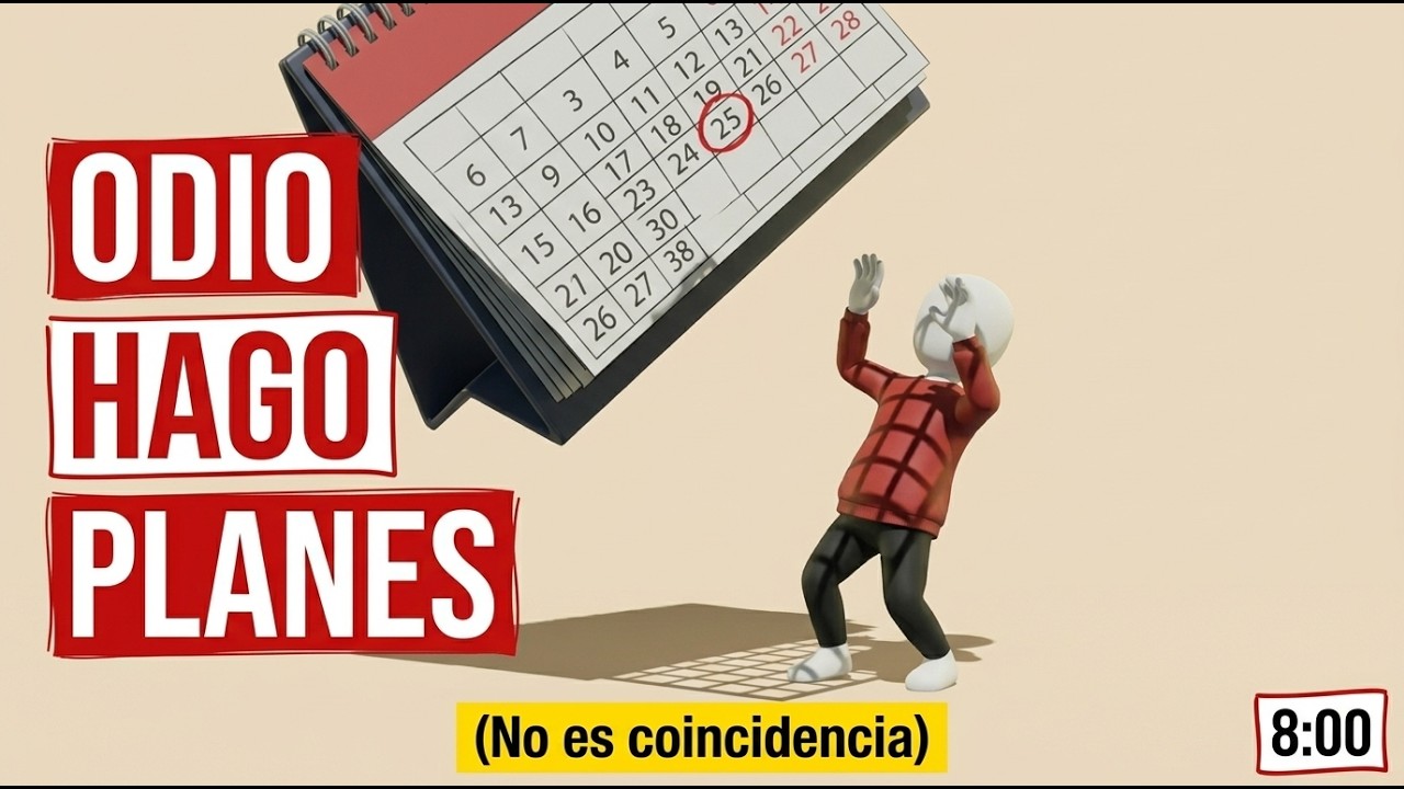 Psicología de personas que ODIAN hacer planes con anticipación (y no es casualidad)