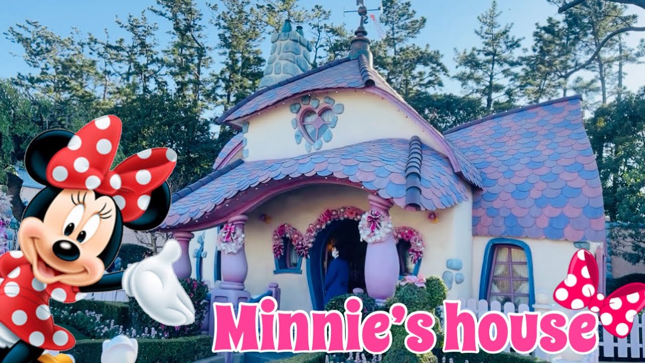 Visiting Minnie’s house and Goofy’s house | Tokyo Disneyland