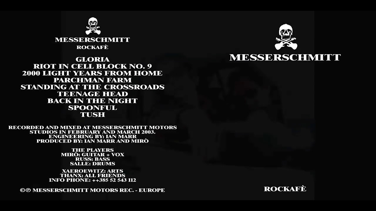 Messerschmitt - Rockafe (FULL ALBUM) HD