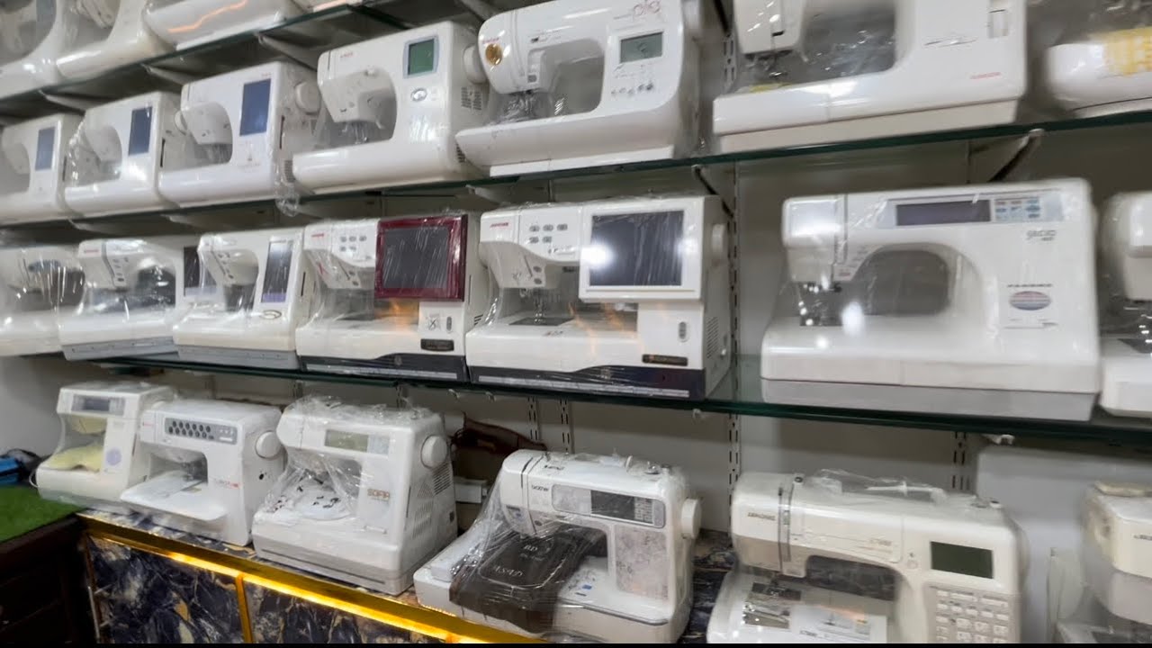 Original Japanese branded sewing machine USB supported. Jackson market karachi 