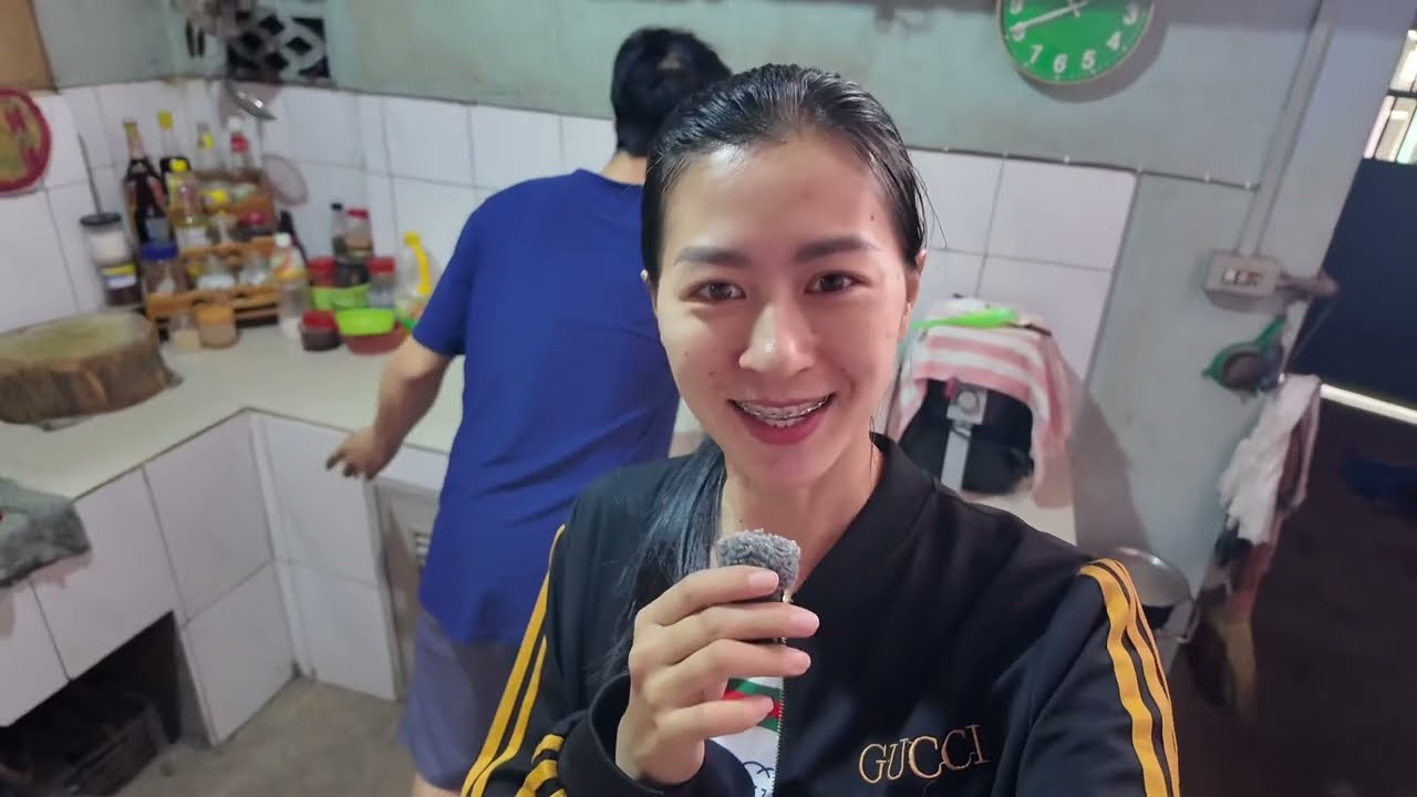 ลูกสะใภ้ทำของกินเยอะเลยยจะไปฝากแม่ย่า ตื่นเต้น 🤭 