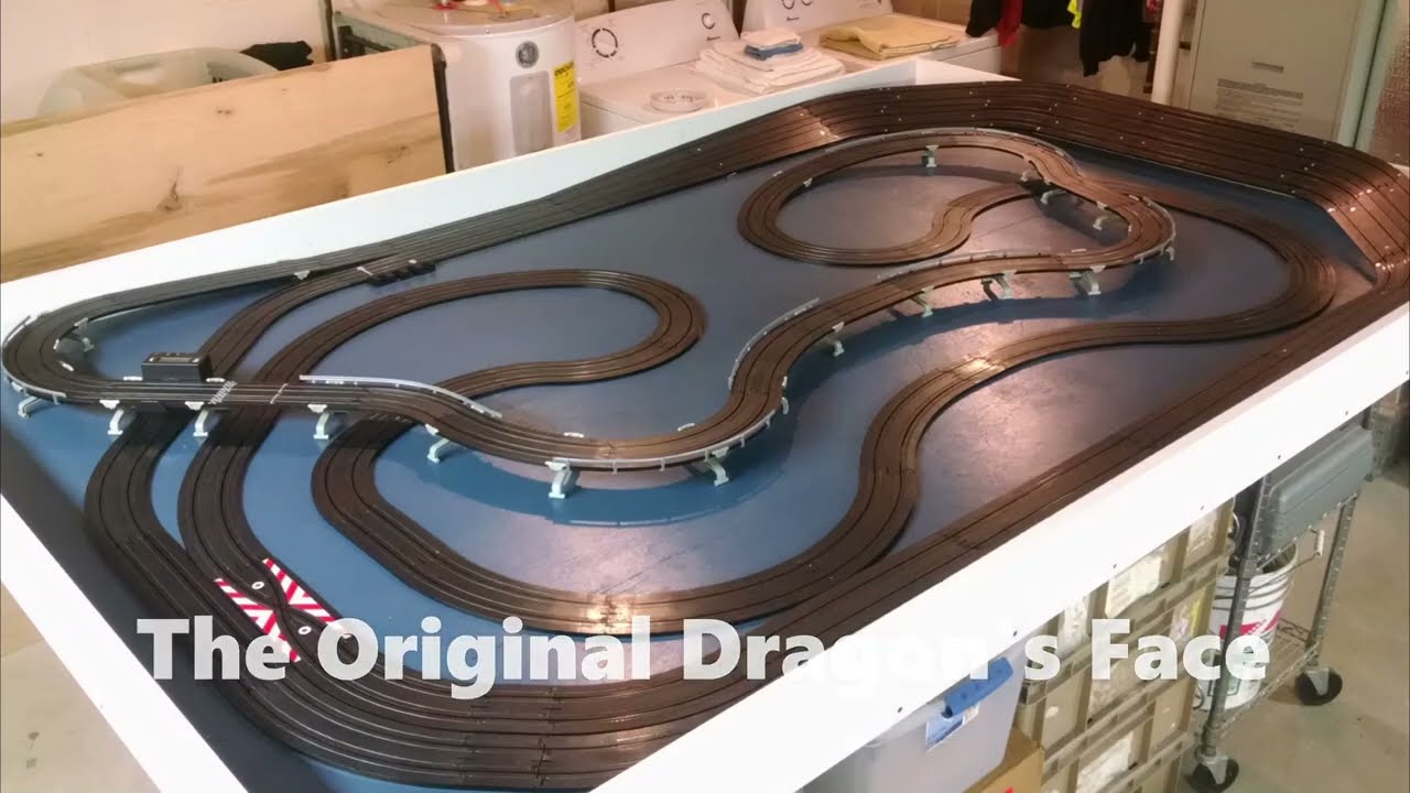 The 14 second Dragon's Face HO slot car track re-build. Part 2