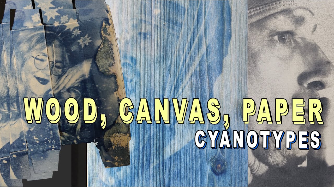 Amazing Ideas with Cyanotype - Wood, Canvas and Packaging