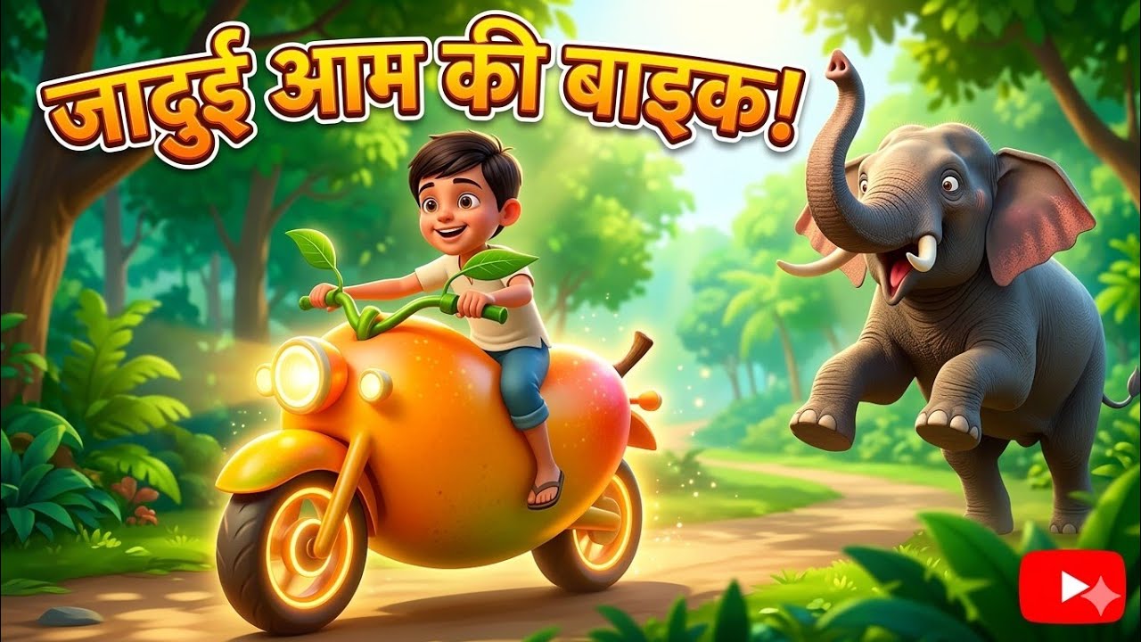 नया टाइटल: जादुई आम की बाइक 🥭 | Jadui Aam Ki Bike | Hindi Kahaniya | Magical Cartoon