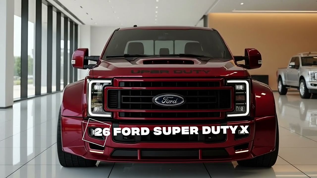 2026 포드 슈퍼 듀티 X 공식 공개 | 차세대 대형 픽업의 끝판왕 🚘💪