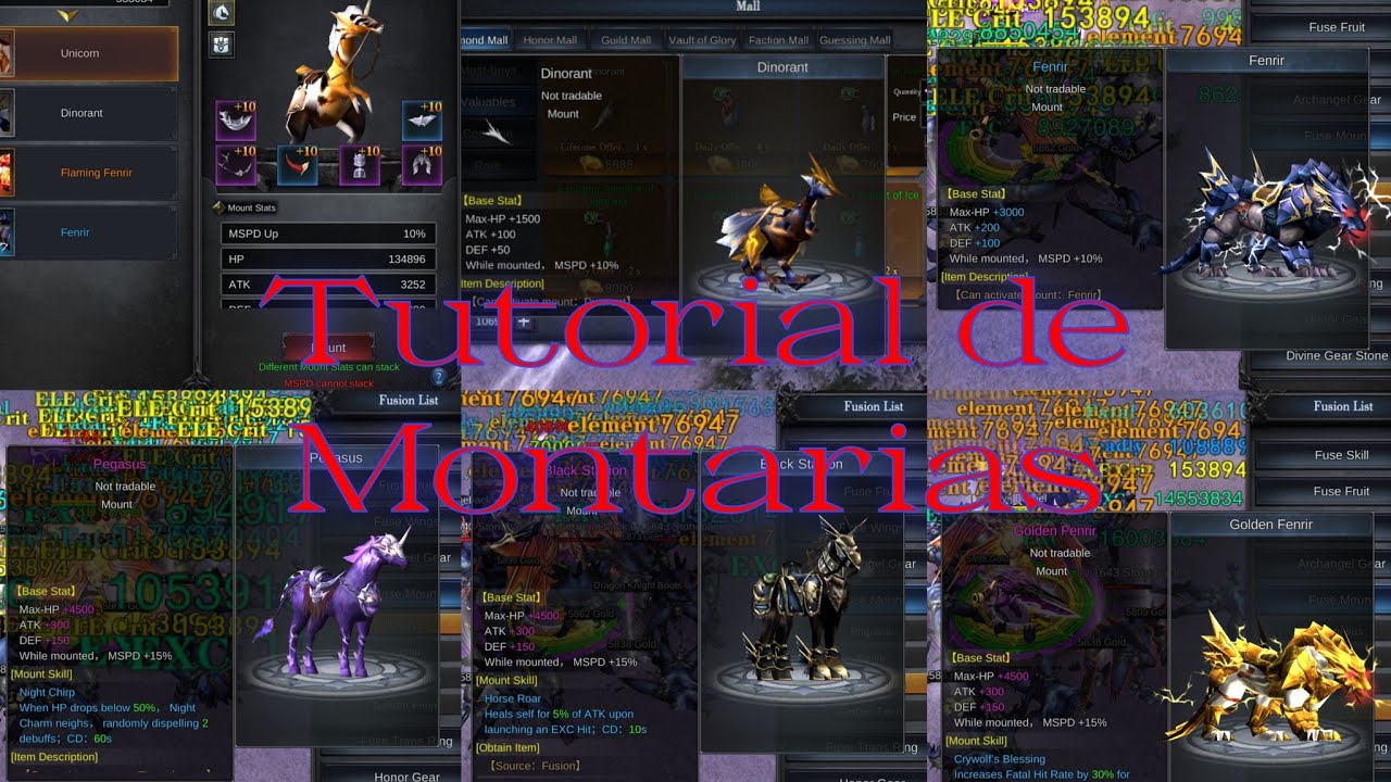 Como Sacar Todas las Monturas - Mu Dragon Havoc
